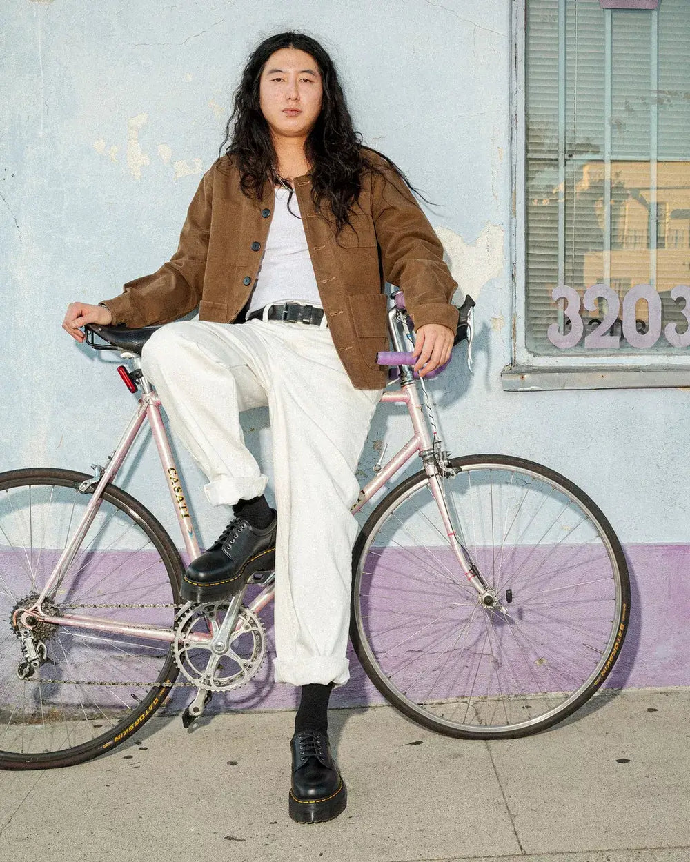 8053 Leather Platform Shoes